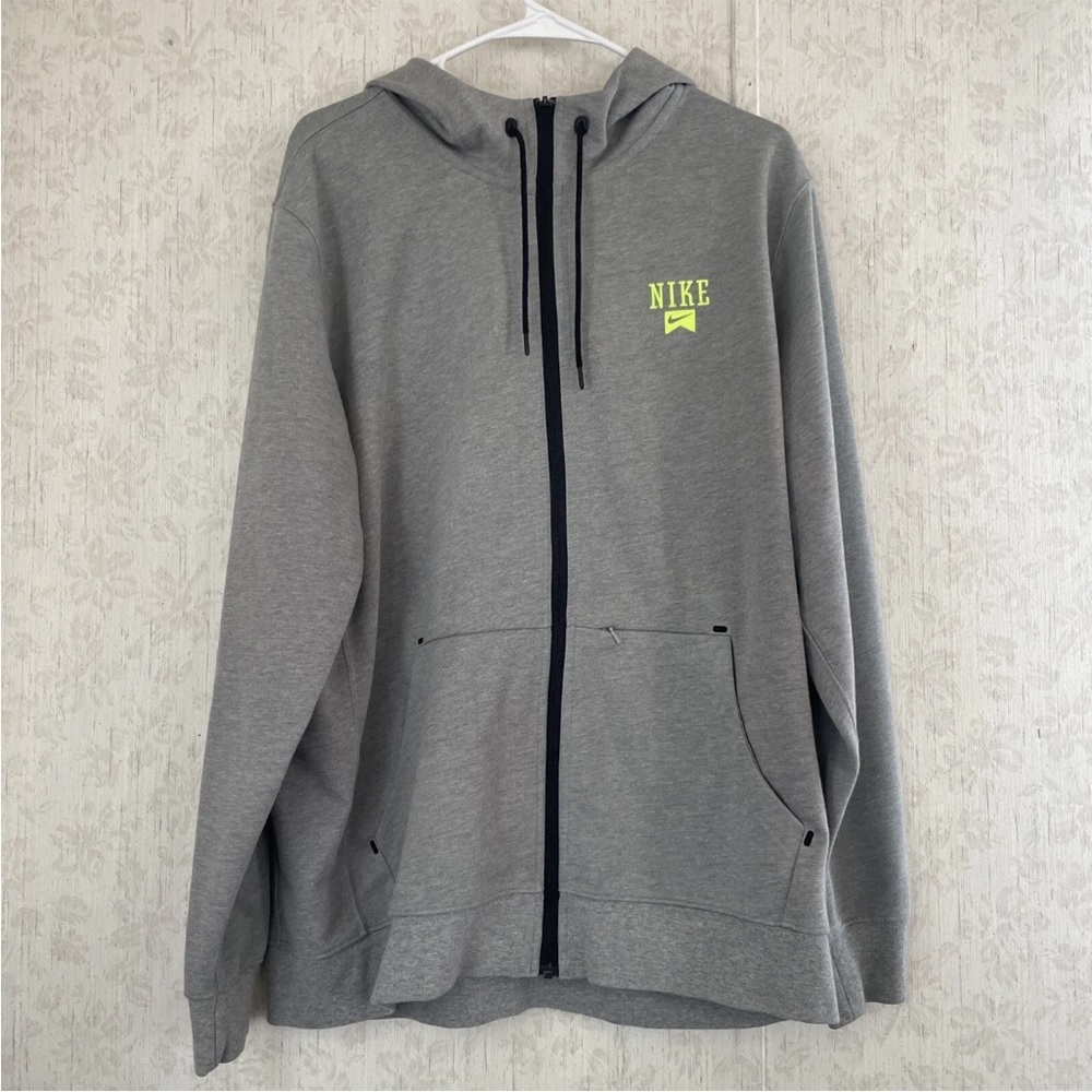Nike Tech Full Zip Hoodie Gray 547292-063 Storm fit Sweatshirt Men’s XL